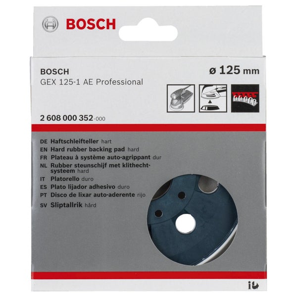 Bosch Schleifteller hart Ø 125 mm - 2608000352