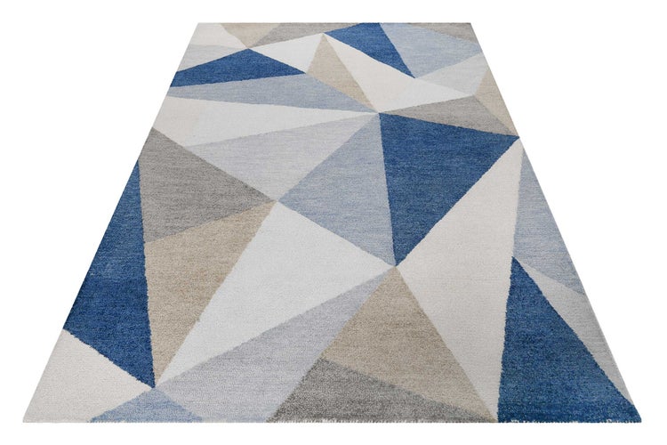 Teppich Blau Kurzflor Next Time 2.0 WECONhome 80x150 cm