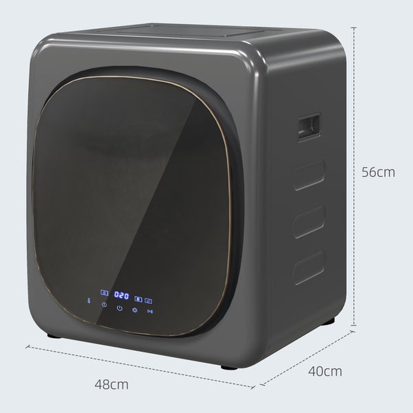 Intelligente Trocknung mit Smart Modus, einstellbarer Temperatur und einstellbarem Timer.