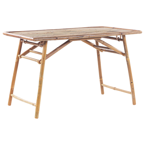 Gartentisch MOLISE 120 cm 69 cm Bambusholz Hellbraun
