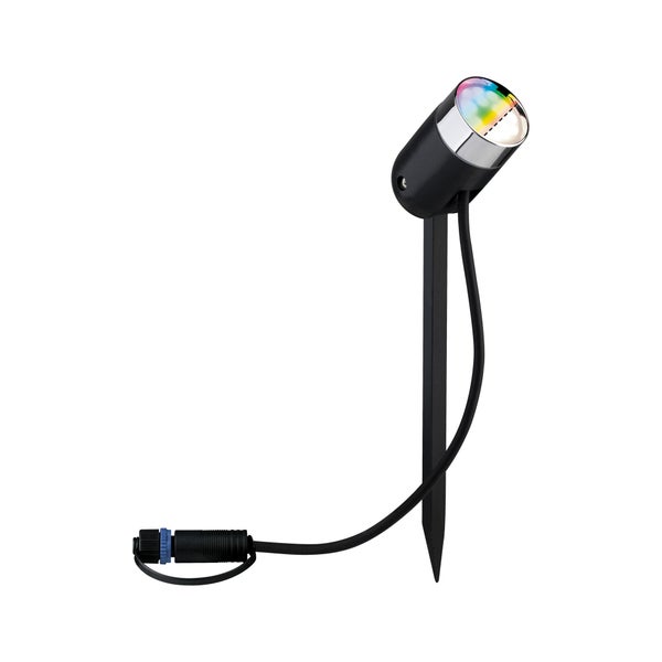 Plug & Shine Starterset Smart Home smik Gateway + LED Gartenstrahler Pike Basisset RGBW+