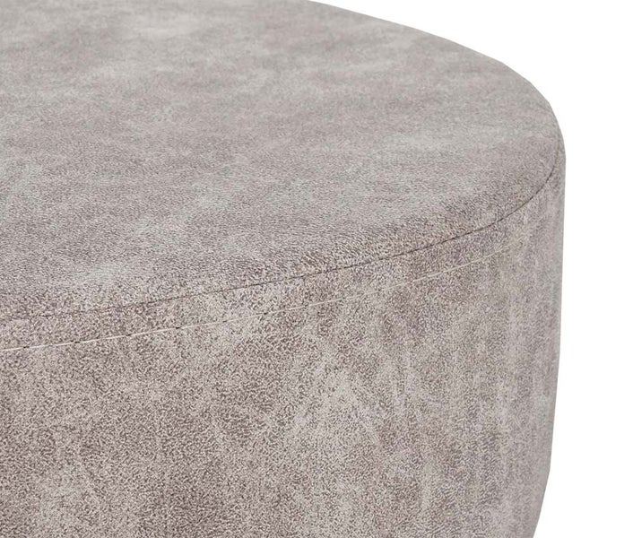 Runder Hocker mit Bezug