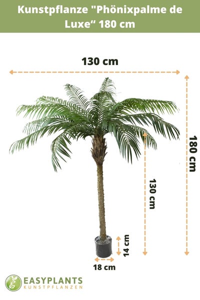 Künstliche Pflanze Phoenix Palm De Luxe 180 cm