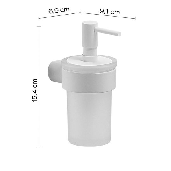 140ml Flüssigseifenspender aus Glas und Messing | Giacinto