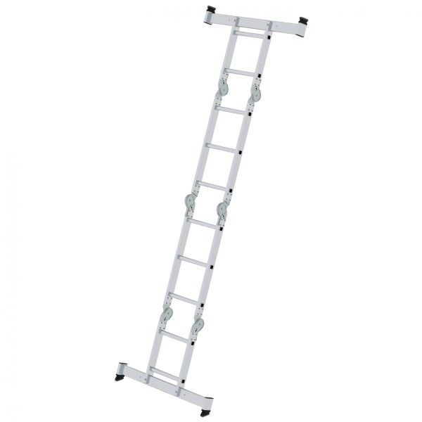 Mehrzweckleiter aus Aluminium mit acht Sprossen