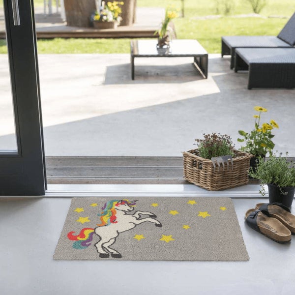 Akzente Feel Badematte mit Motiv in Bunt Fußmatte 50 x 70 cm, rutschfest, saugfähig