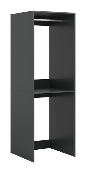 Offenes Schrankmodul aus Holzwerkstoff mit Kleiderstange für Regalsysteme