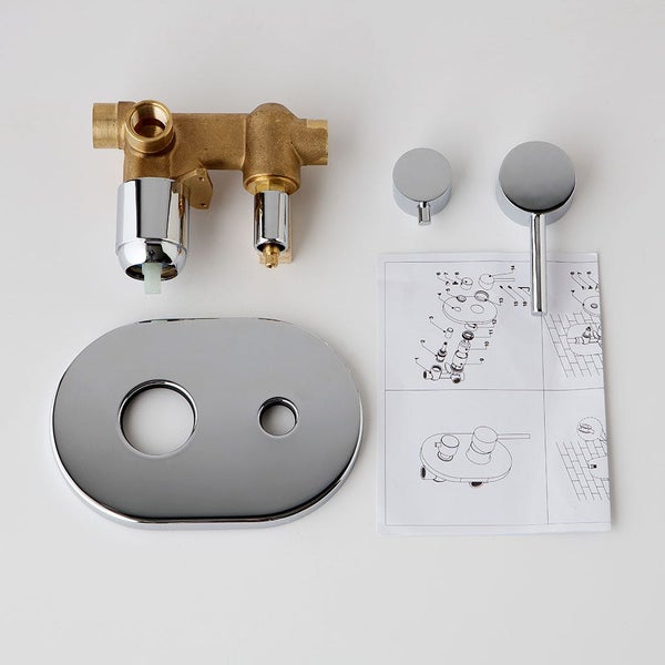 Unterputz-Armaturset mit Montageanleitung