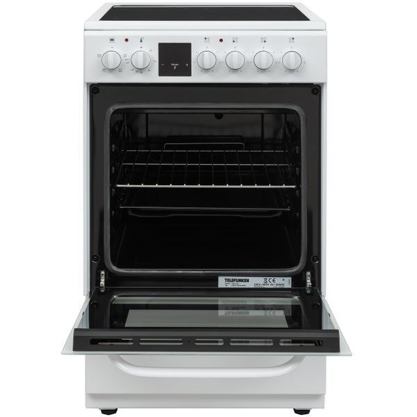 Elektroherd mit geöffneter Ofentür