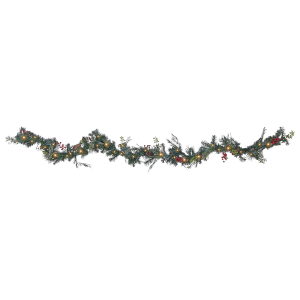 Weihnachtsgirlande LED ELBRUS 270 cm Grün