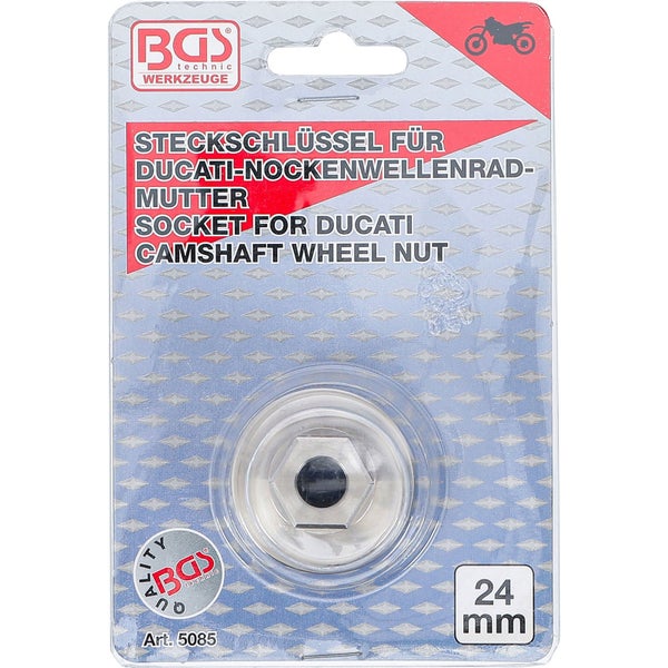 BGS Spezial-Einsatz für Ducati Nockenwellenradmuttern 24 mm - 5085