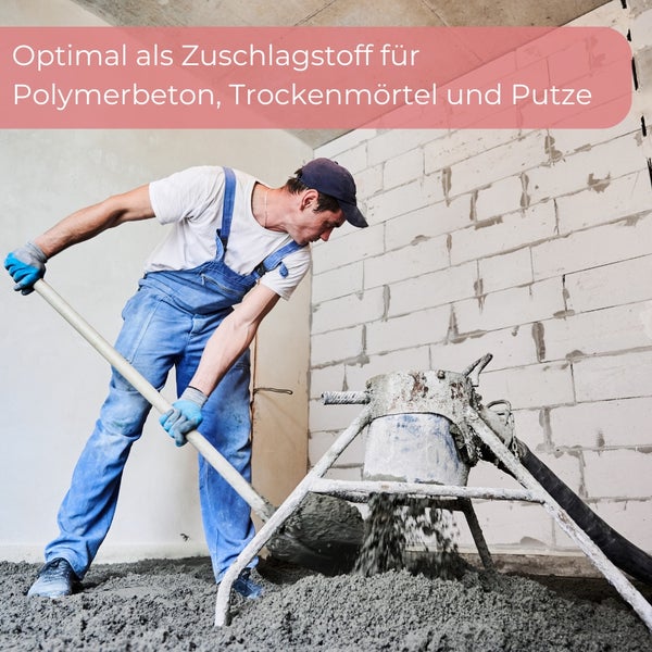 Quarzsand Universal 25 Kg 0,1 - 2 mm Sand Rheinsand Mauersand universell einsetzbarer Sand für alle arbeiten im Haus Hof und Garten
