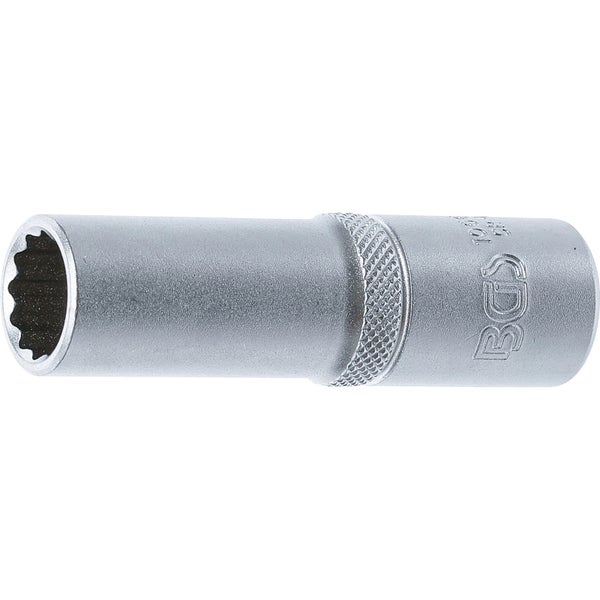 BGS Steckschlüssel-Einsatz Zwölfkant tief Antrieb Innenvierkant 12,5 mm (1/2) SW 14 mm - 10664