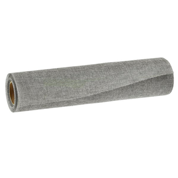 Rolle Insektenschutzgewebe aus Fiberglas in Grau.