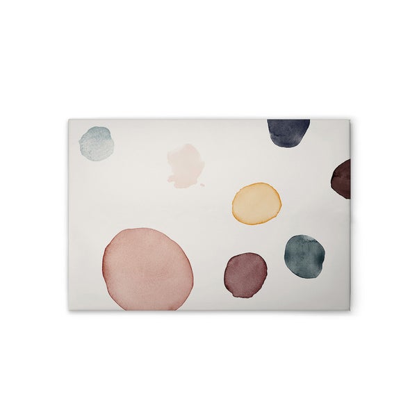 Dekorative Leinwand mit Punktmuster