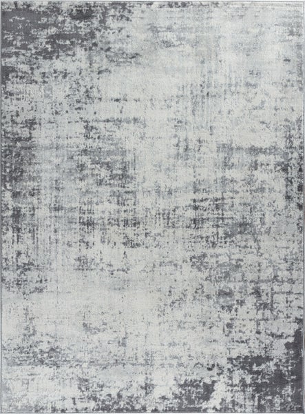 Abstrakt Moderner Teppich Grau/Weiß 120x170 cm MILENA