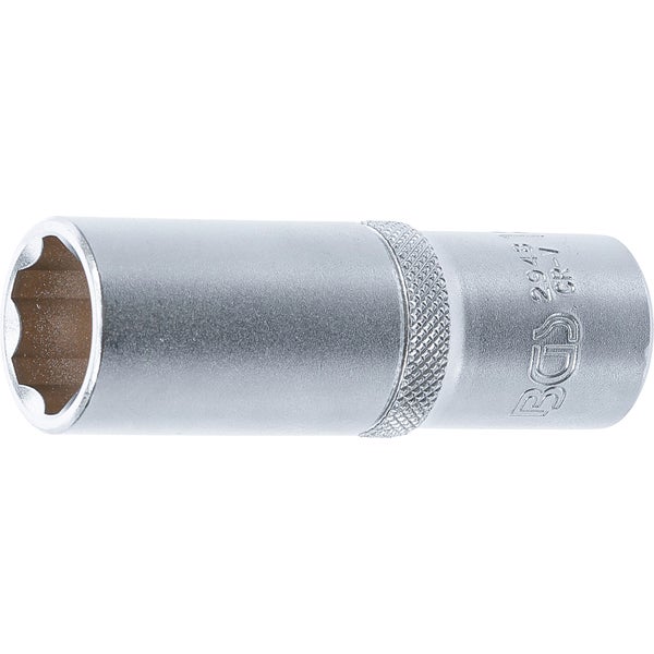 BGS Steckschlüssel-Einsatz Super Lock tief Antrieb Innenvierkant 12,5 mm (1/2) SW 18 mm - 2948