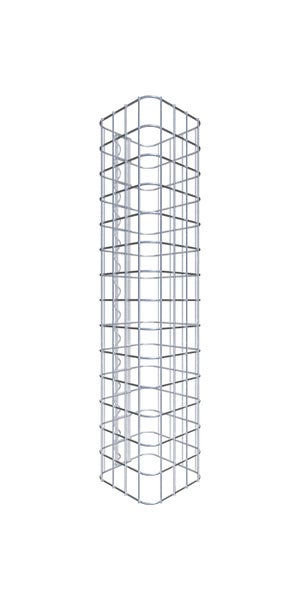 Gabionensäule 22 x 22 cm MW 5 x 5 cm eckig - Höhe: 0,70 m
