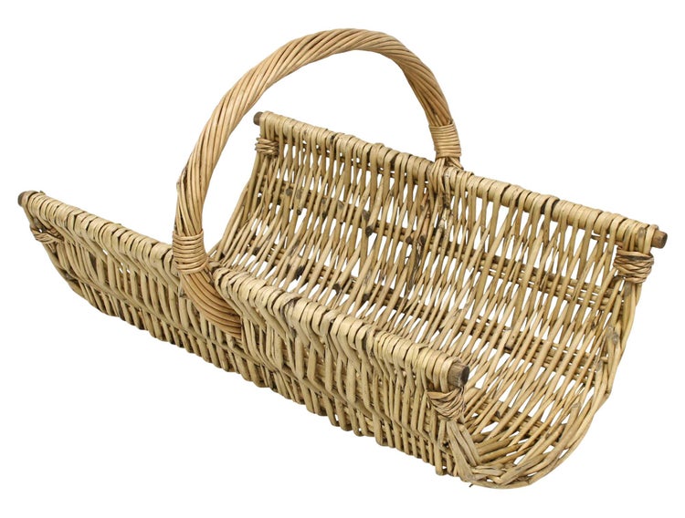 FRANK FLECHTWAREN | Holzkorb Trend-Weide, WEIDE, 59 x 40 x 19 cm, GH 41 cm