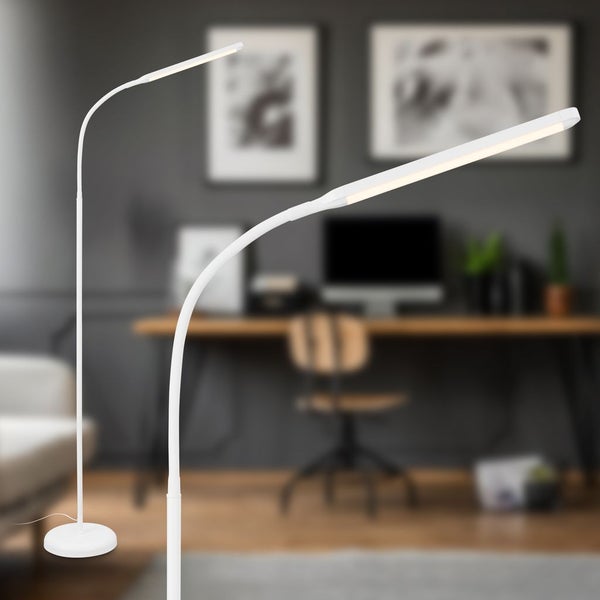 LED Stehlampe LED Stehleuchte Standleuchte Dimmbar Touch Warmweiß Schwenkbar