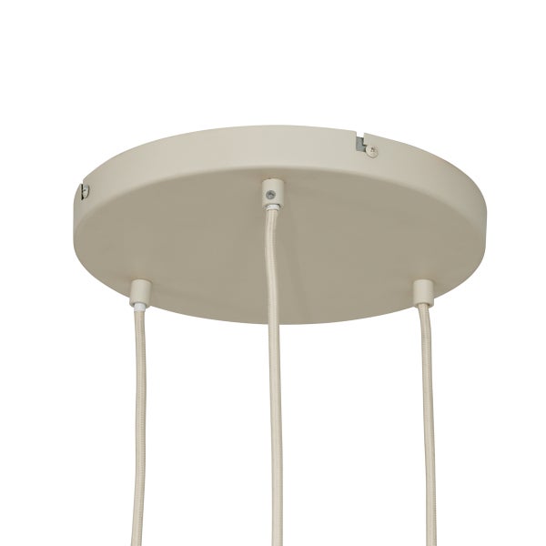 Deckenbefestigung für Pendelleuchte mit drei Aufhängungen