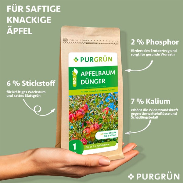 Purgrün Bio-Apfelbaum-Dünger 1 kg
