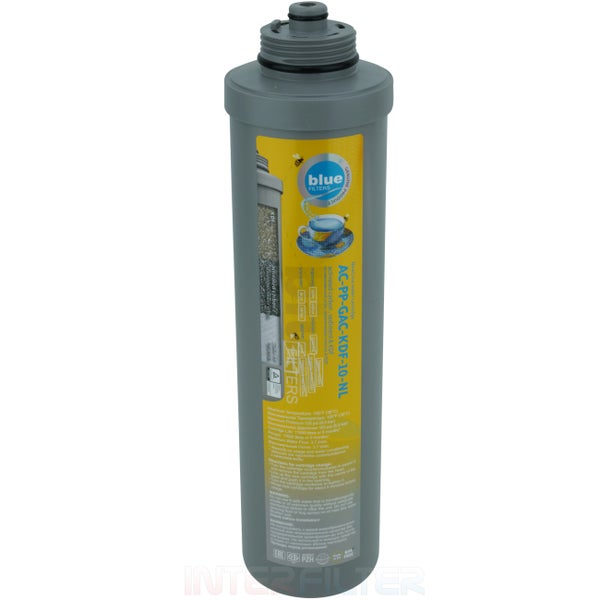 Blue Filters Wasserfilterkartusche AC PP GAC KDF 10 NL für Wasseraufbereitungssysteme