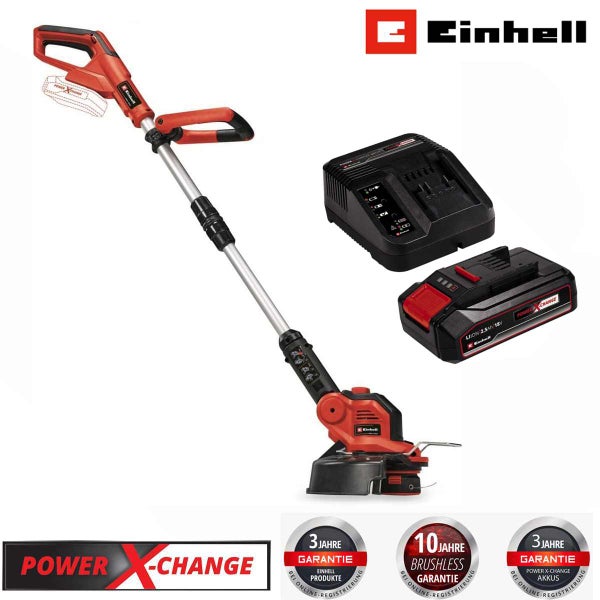 Einhell Akku Rasentrimmer mit Ladegerät und Akku inklusive Garantiesiegel