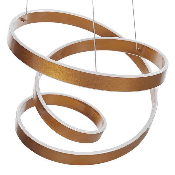 Hängeleuchte LED Aluminium gold WANLI