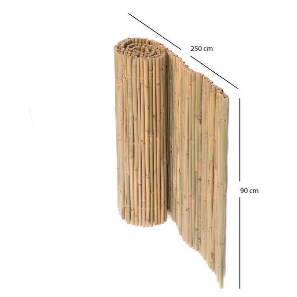 Sichtschutzmatte Lukata 90x250 cm, Bambus naturfarben