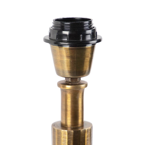 Art Deco Tischlampe Bronze ohne Schirm - Torre