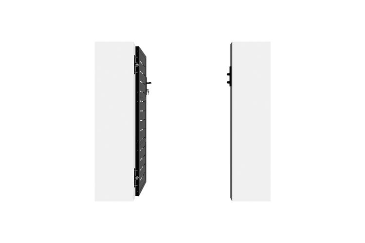 Gartentür mit seitlichen Pfosten