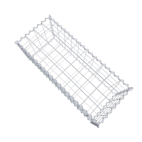Gabione 100 cm x 40 cm x 40 cm (L x H x T), Maschenweite 10 cm x 10 cm, Spirale