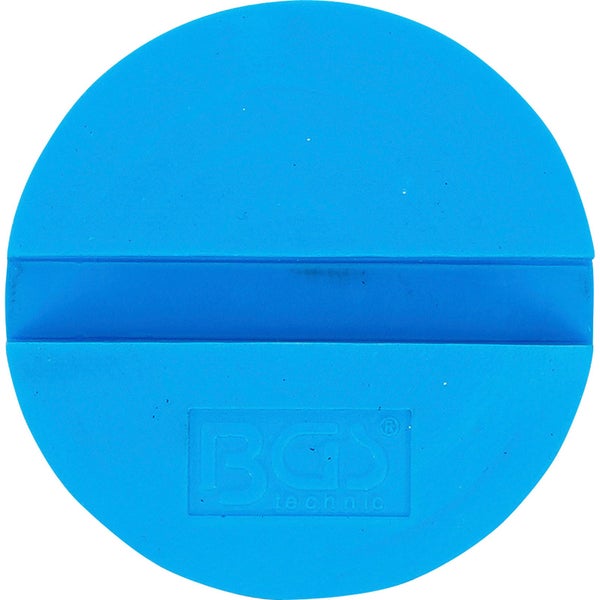 BGS technic Logo auf blauer Abdeckung