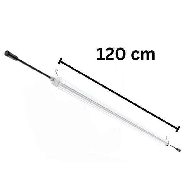 Solux LED Wuchsleuchte 2x10W 120 cm – IP65 Pflanzenlampe für Stecklinge & Mutterpflanzen – inkl. Halterung & Kabel, kompakt, wasserfest & erweiterbar (Daisy-Chain)