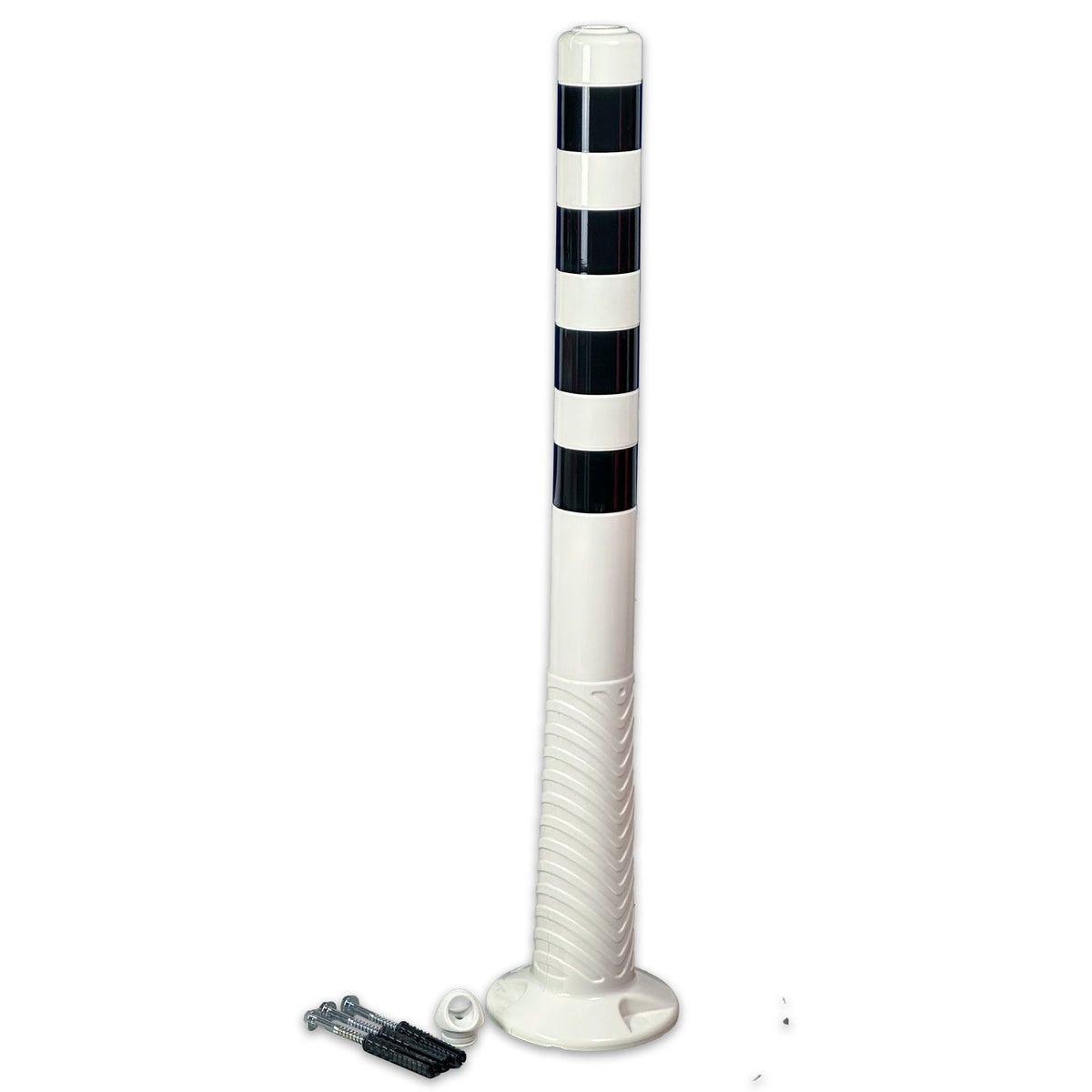 UvV® Reflex Absperrpfosten, Poller 100 cm hoch, flexibel schwarz UvV® Reflex Absperrpfosten, Poller 100 cm hoch, flexibel schwarz