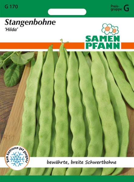 Stangenbohne Hilda Samenpackung