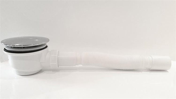 Ablaufgarnitur mit flexiblem Ablaufrohr