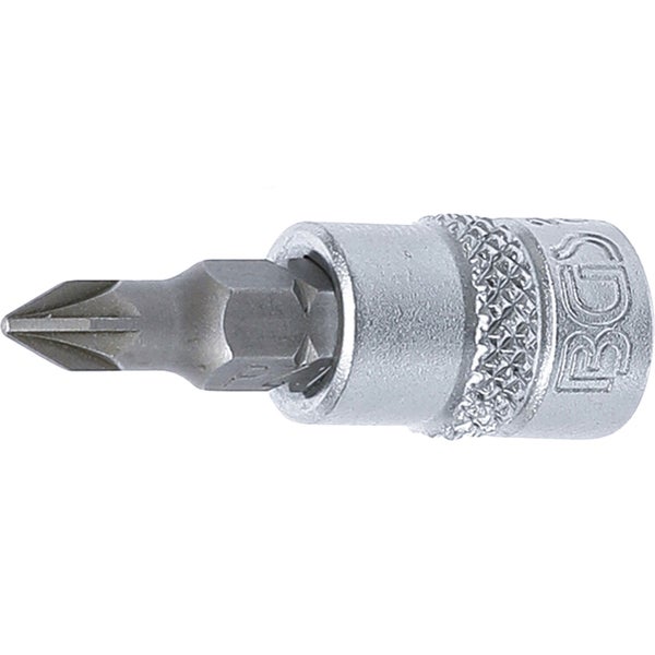 BGS Bit-Einsatz Antrieb Innenvierkant 6,3 mm (1/4) Kreuzschlitz PZ1 - 2490