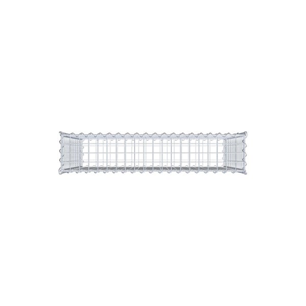 Gabione 100 cm x 90 cm x 20 cm (L x H x T), Maschenweite 5 cm x 5 cm, Spirale
