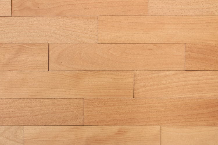 wodewa Wandverkleidung Holz 3D Optik Buche select, geölt, 400, selbstklebend 1m² Wandpaneele Moderne Wanddekoration Holzverkleidung Holzwand Wohnzimmer Küche Schlafzimmer