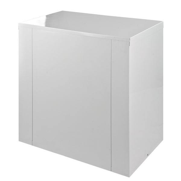 PROREGAL Schubladenschrank Kobra mit 6 Schubladen HxBxT 75 x 70 x 43,5 cm Lichtgrau Blau