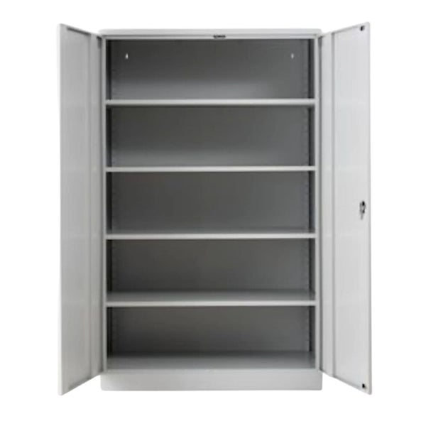 PROREGAL Stahlschrank Bee 5 Fachböden HxBxT 195 x 120 x 60 cm Verzinktes & Verstärktes Fachbodenmaterial Grau & Grau