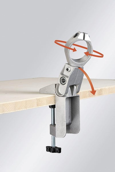kwb Bohrmaschinen-Ständer für Bohrmaschine und Akkuschrauber, stationär, Bohrständer mit 43 mm Eurospannhals, ideal in Verbindung mit Schleifteller und Polieraufsatz