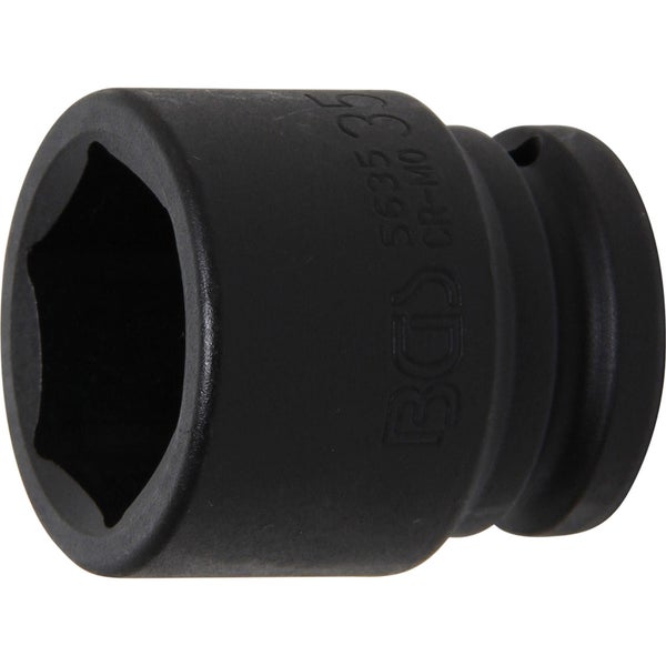 BGS Kraft-Steckschlüssel-Einsatz Sechskant Antrieb Innenvierkant 20 mm (3/4) SW 35 mm - 5635