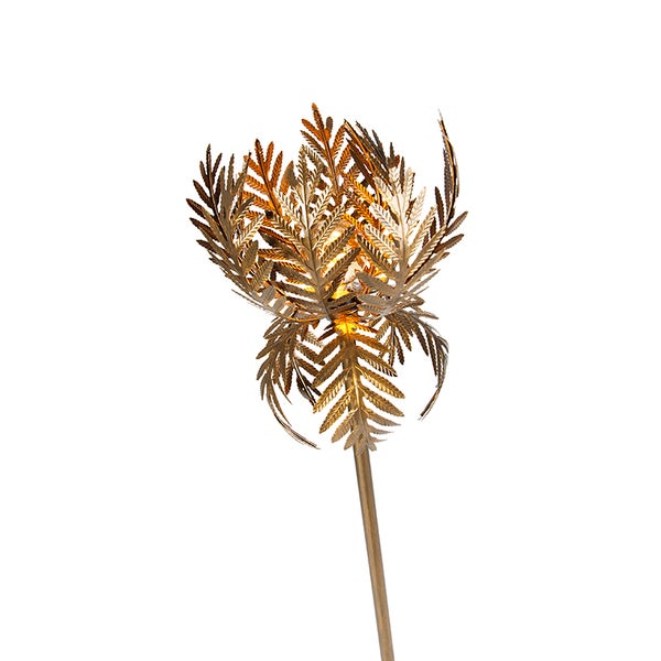 Dekorative Gartenleuchte in Blattform