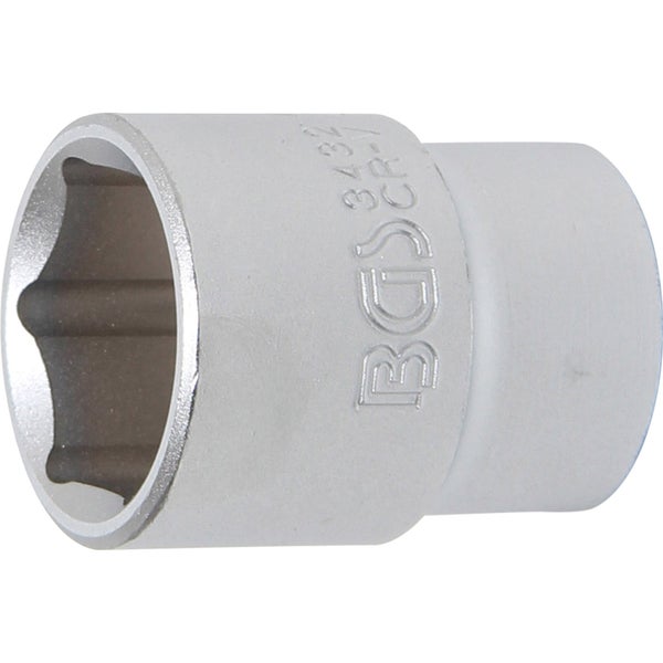 BGS Steckschlüssel-Einsatz Sechskant Antrieb Innenvierkant 20 mm (3/4) SW 33 mm - 3433