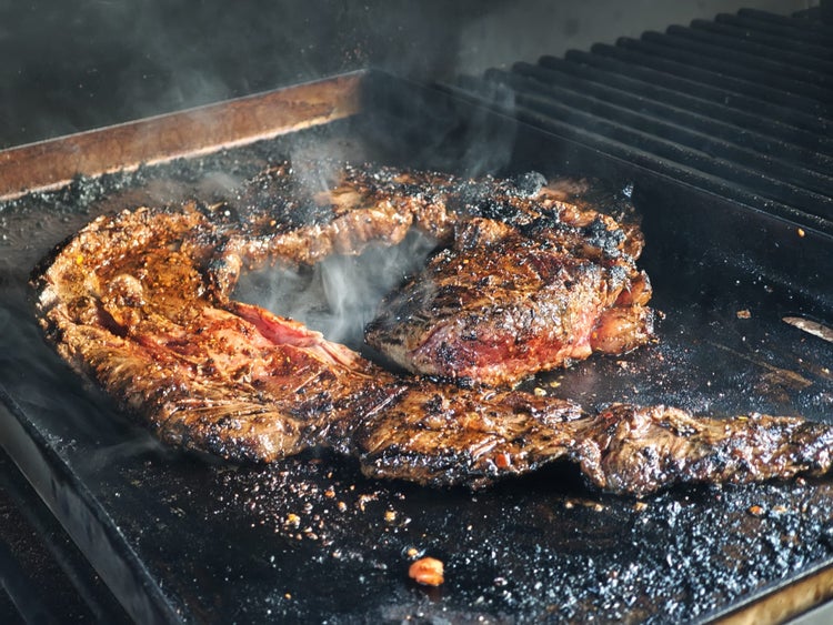 GEDA Grill premium Plancha Grillplatte Edelstahl 4mm