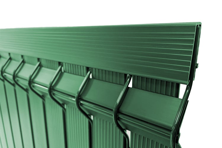 PVC-Sichtschutzlamellen-Set 4m CINTO H.170cm Grün