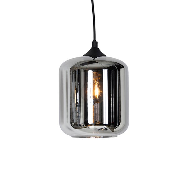 Pendelleuchte aus Metall mit Leuchtmittel